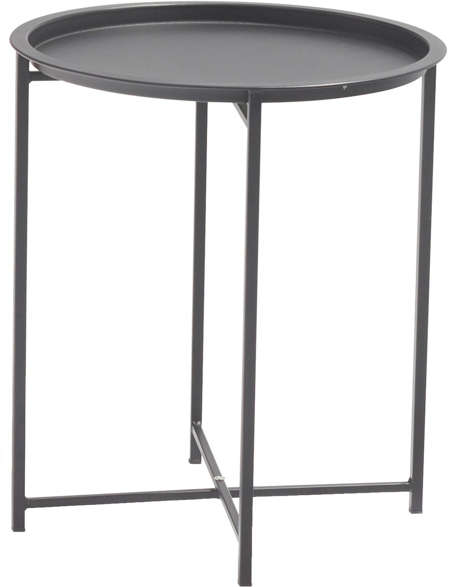 Sens-Line Nora Table d'appoint - Ø46cm - Métal Noir