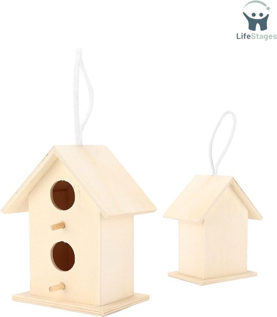 Nichoir Rond En Bois D'albésia (23 X 22 Cm