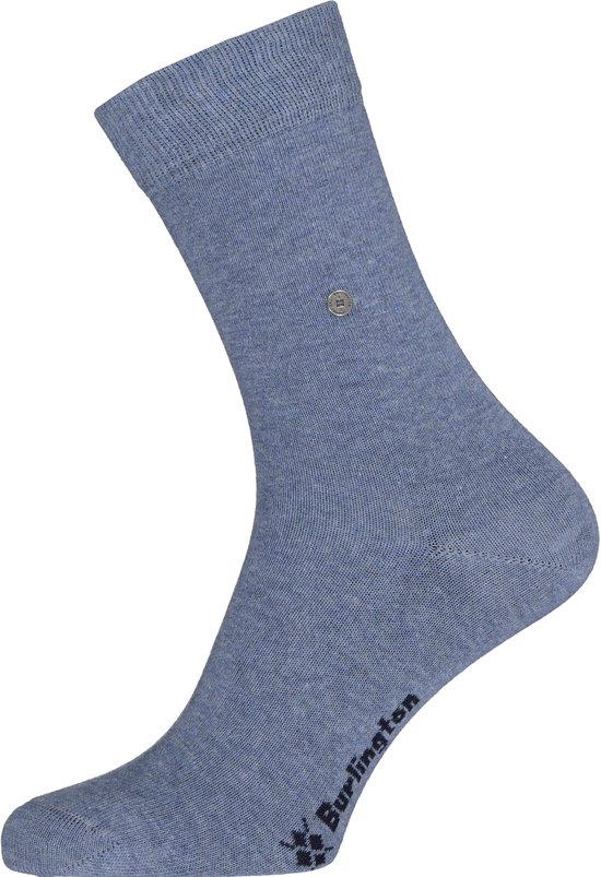 Burlington Everyday 2-Pack gedessineerd katoen multipack sokken dames blauw - maat 36-41