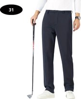 Bovista Golfbroek Heren - Golfkleding - Golfen - Golf Accessoires - Nette Pantalon - Marineblauw S - Maat 46