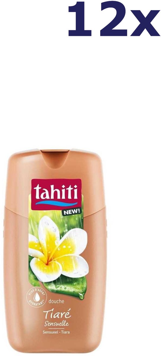 12x Tahiti douchegel Tiaré 250ml
