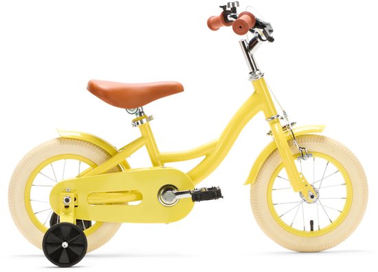 Generation Blanco 12 Inch Geel – Kinderfiets - Fiets voor kinderen van 2 tot 4 jaar