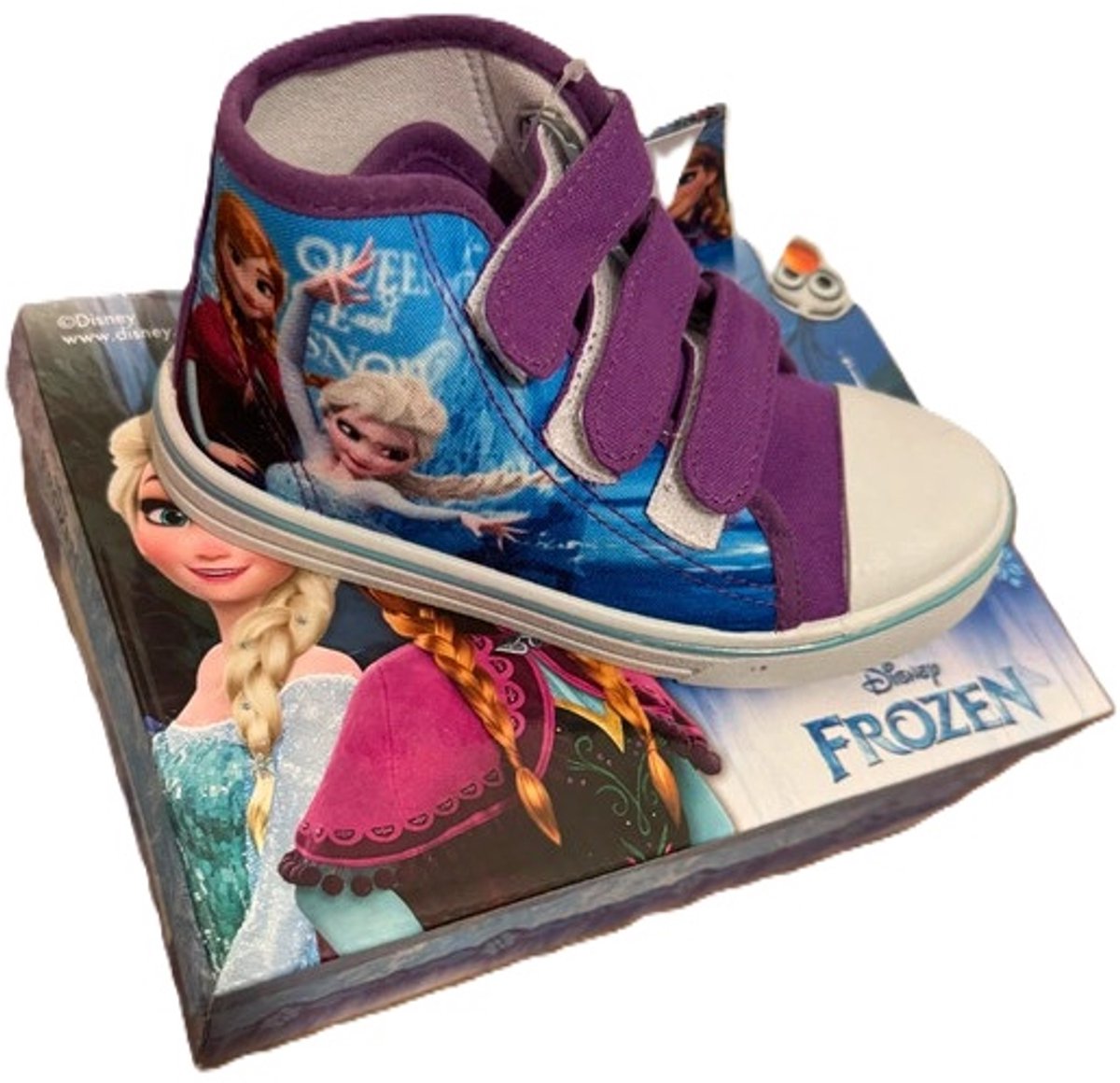 Disney Frozen sneakers hoog klittenband
