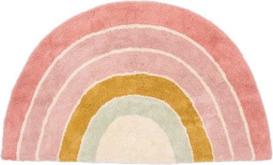 Little Dutch Vloerkleed Regenboog Roze - 80x130 cm