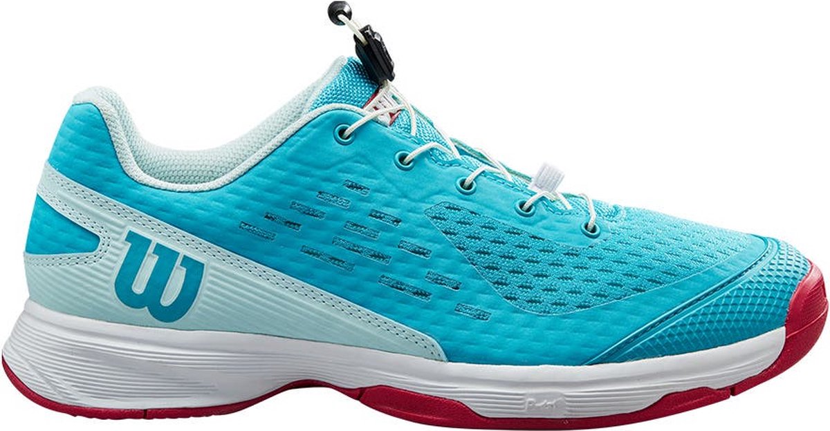 Wilson Rush Pro 4.0 Junior - Sportschoenen - Tennis - Smashcourt - Blue/White
