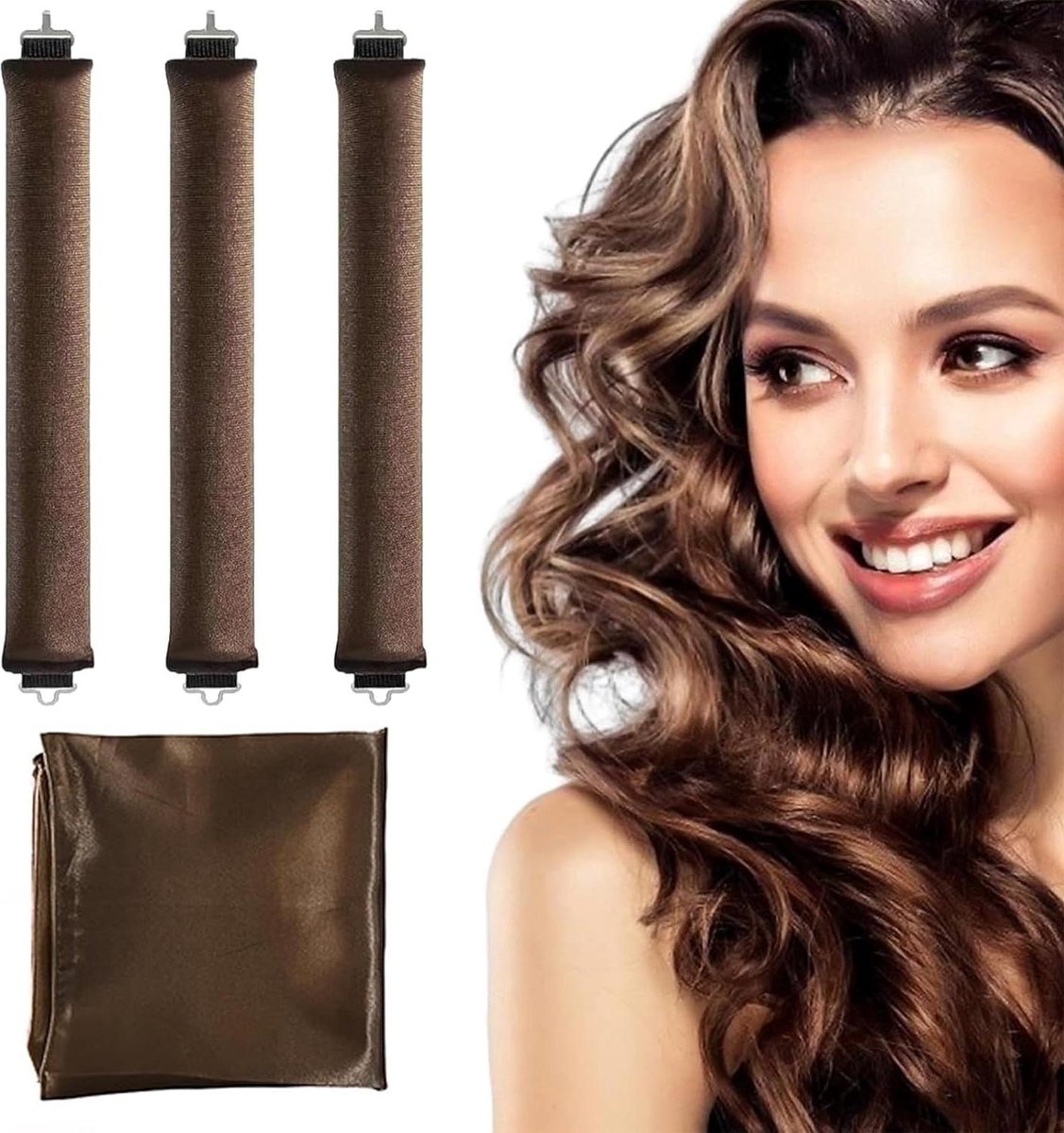 Heatless Hair Curler - jumbo krulspelden hoofdband - geen hitte krullen - haarstyling gereedschap - slaap krullers voor vrouwen .