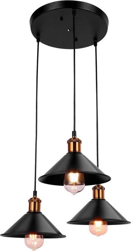 MazrekuHome® - Vintage Industriële Hanglamp | Retro Edison Loft Stijl Met E27 Houder Ideaal Voor Woonkamers Restaurants En Salons