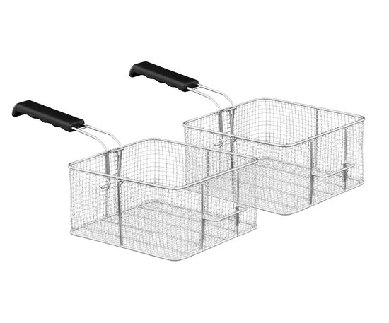 Royal Catering Dubbele elektrische friteuse - 2 x 16