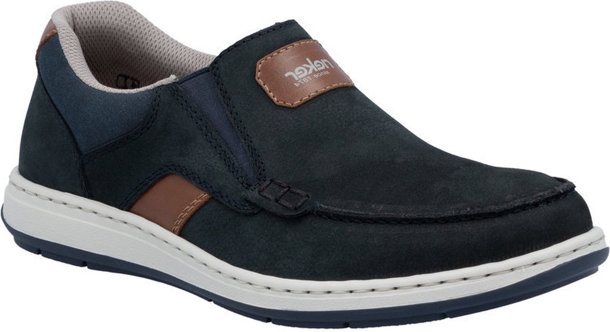 RIEKER 17368-14 Instapper blauw maat 40