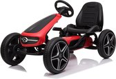 Bol.com Mercedes GoKart voor Kinderen - Skelter - Verstelbaar Zitje - 3 tot 7 jaar - Rood aanbieding
