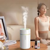Bol.com MZS Mini-Luchtbevochtiger - Geschikt Voor Slaapkamer Woonkamer Bureau Auto+ RGB LICHT- USB-Zwart-luchtbevochtigers aanbieding
