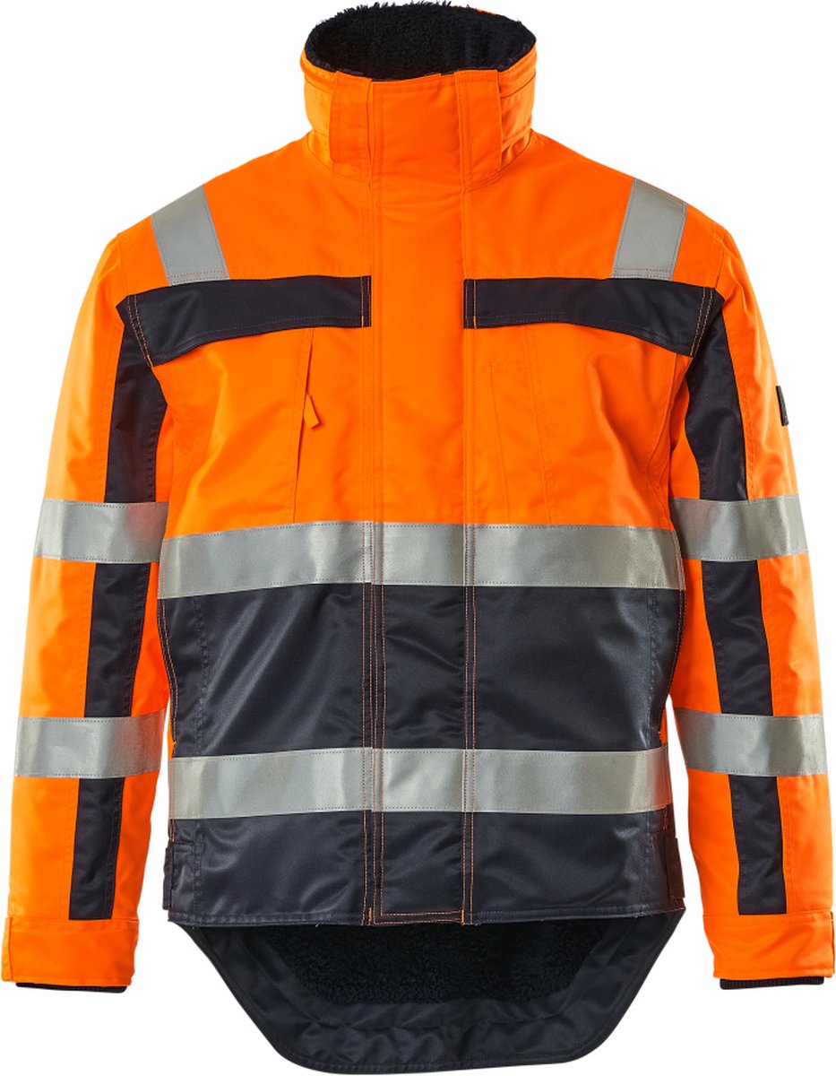 Mascot Safe Compete Winterjas 07223-880 hi-vis /marine Oranje