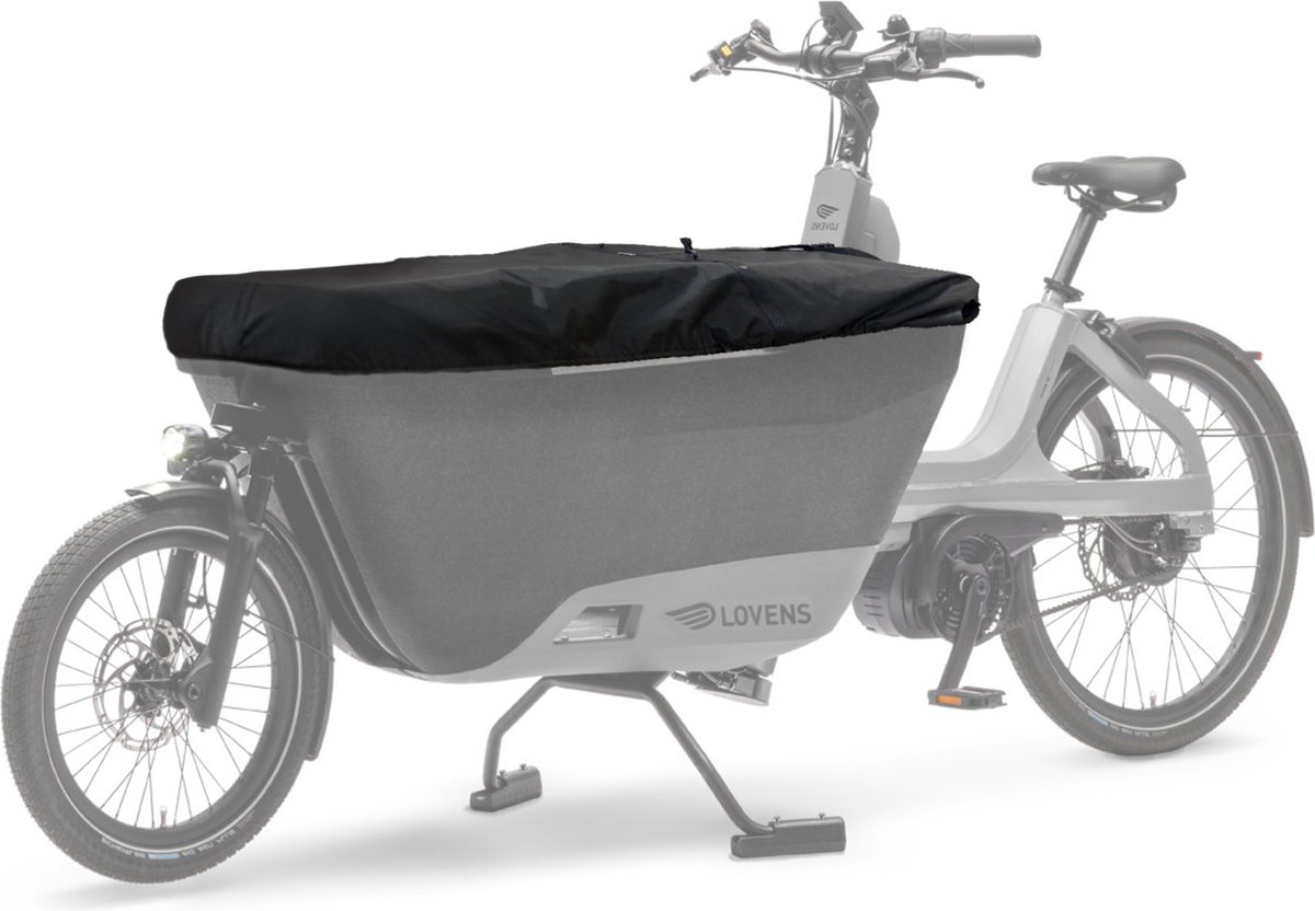 Box cover Lovens Explorer bakfiets - Bakhoes – Geschikt voor 2 wielbakfiets – A kwaliteit - Zwart