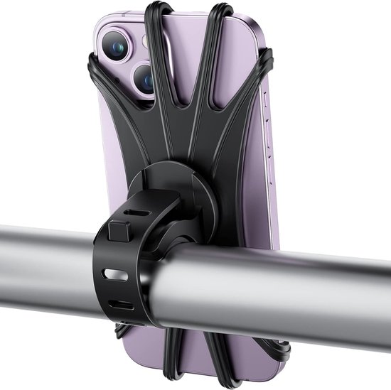 Vues Telefoonhouder Fiets - Fiets Accessoires - Scooter en Motor - Zwart