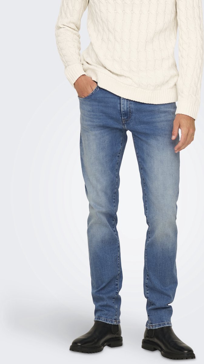 ONLY & SONS - ONSWEFT REGULAR LMB 8264 AZG DNM NOOS - Heren - Jeans