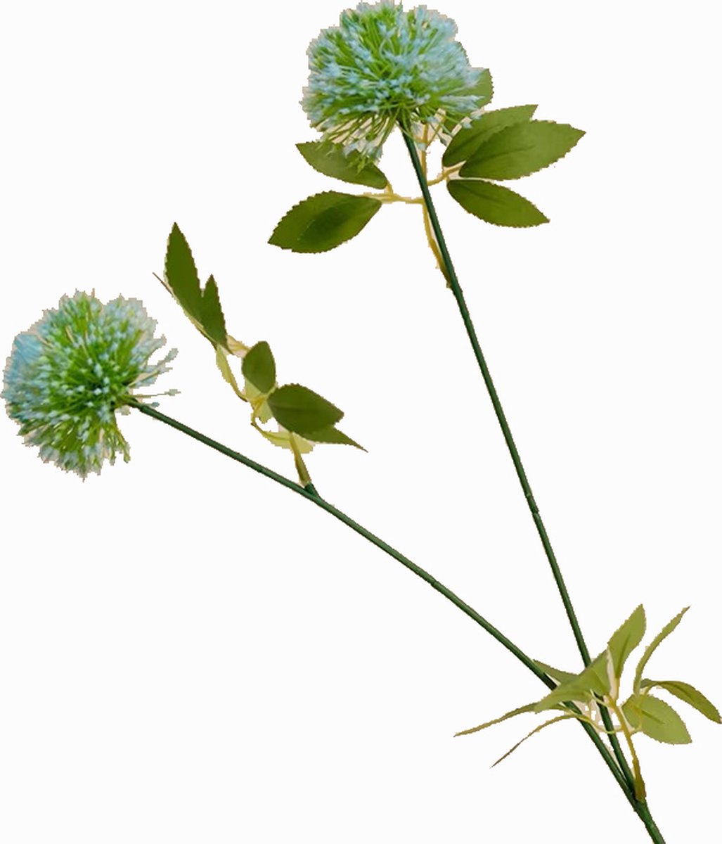 Steelbloem - kunstbloemLente Ui Bol - 60 cm - lichtblauw