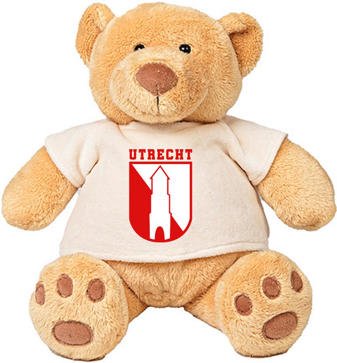 Pluche Beer Utrecht - toren - embleem - knuffel - cadeau - beertje
