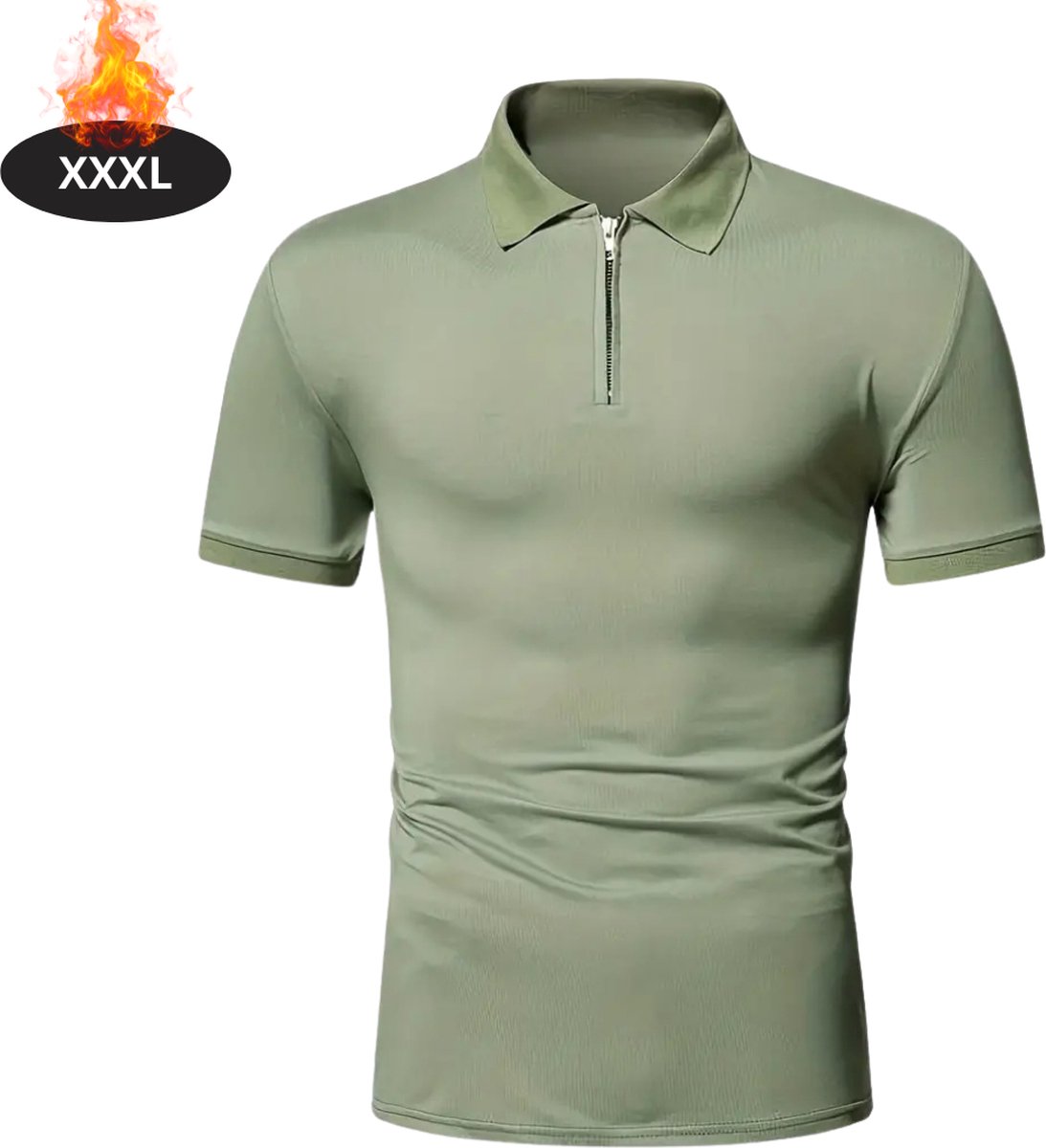 Bovista Poloshirt Heren T-Shirt Heren Shirt Overhemd Polo Shirt Groen