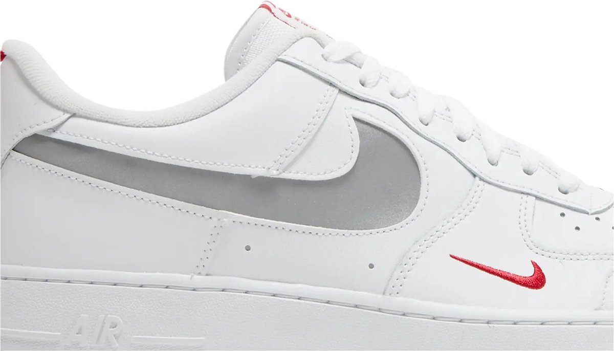 Nike Nike Air Force 1 Low “” Mini Swoosh”” Sneakers Unisex Limited Edition Wit