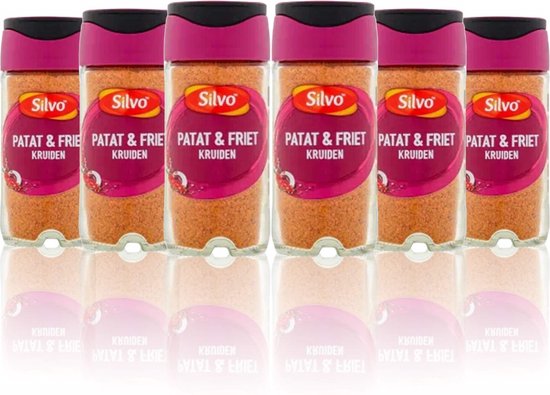 Silvo® | 6 x Shake It Patat en Friet kruiden 83 gram | multipack |