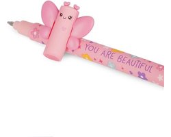 foto van LEGAMI ERASABLE PEN VLINDER MET ROZE INKT