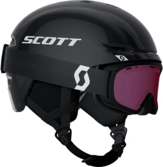 Scott Keeper 2 skihelm + Witty skibril kinder set - maat 53-56 cm - S2