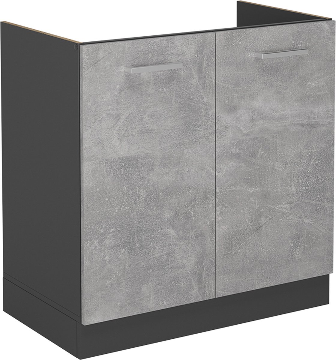 Vicco R-Line Wastafelkast – 80 cm zonder werkblad Beton