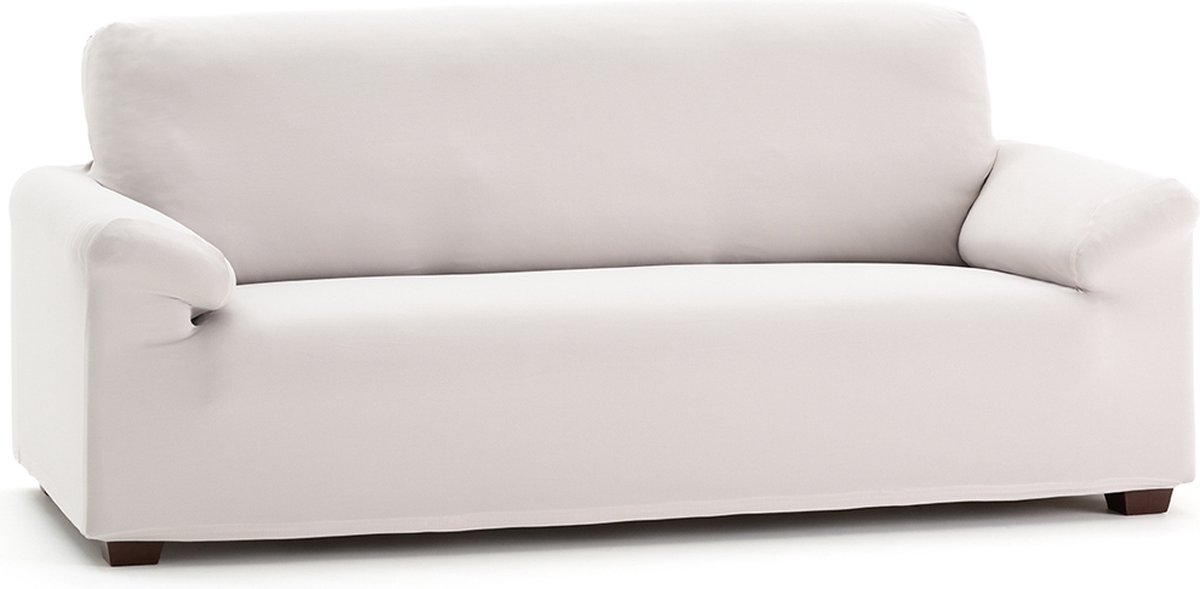 Belmarti® Bankhoes Anza - 200cm tot 230cm breed - Ivoor - Zachte, luxe stretchstof vormt moeiteloos naar je bank - Premium kwaliteit