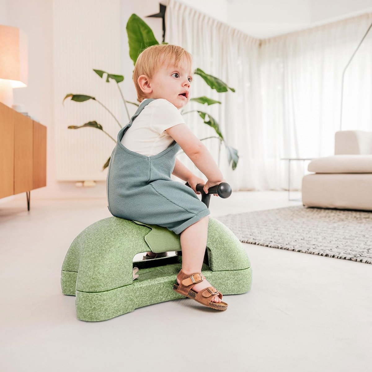 Scoot & Ride My First Baby - Olijf - 3-in-1 loopwagen voor baby's — afbeelding 4