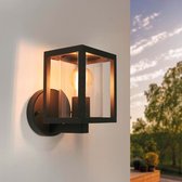 Ledvion - Industriele LED Wandlamp - E27 - IP44 - Zwart