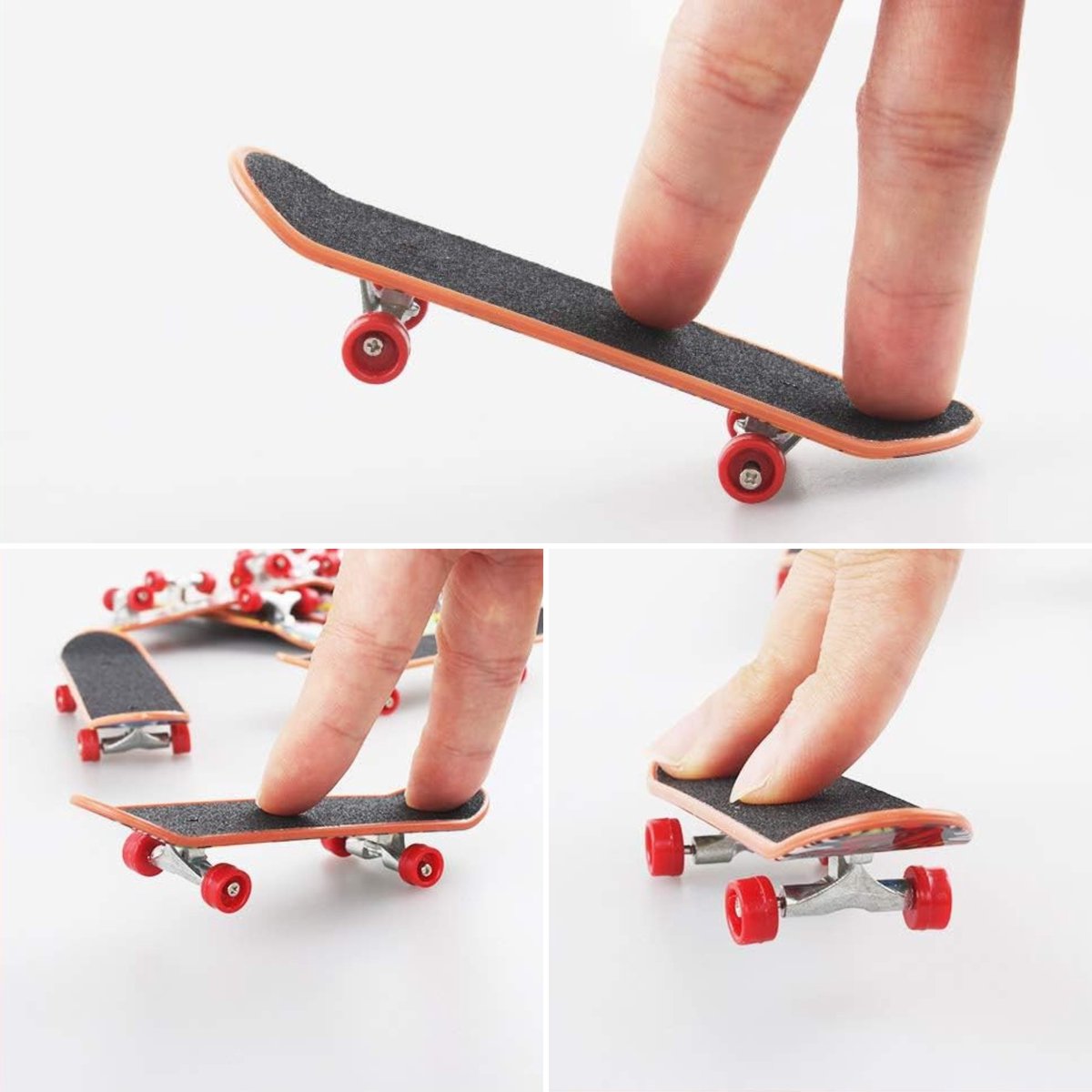 Partizzle 12x Vinger Skateboard Set - Mini Fingerboard / Vingerskateboard - Klein Speelgoed Uitdeelcadeautjes - Grabbelton Traktatie Cadeautjes - Voor Kinderen & Volwassenen — afbeelding 5