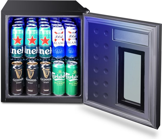 Husky KK50-BLAST-BK-NL-HU - Mini Koelkast - Barkoelkast - Drankenkoeler - Snel Koelen - Blast koelen functie - Zwart van Husky — afbeelding 3