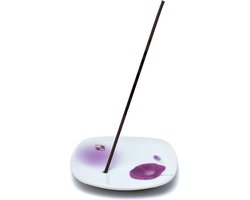 Porte-encens japonais - Yume no Yume - aube - céramique - 8,2x1,2x8,2cm