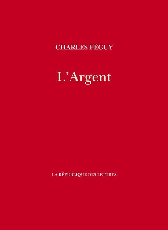 Péguy - L'Argent