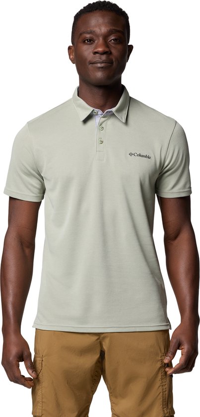 Foto: Columbia nelson point polo heren outdoorshirt green