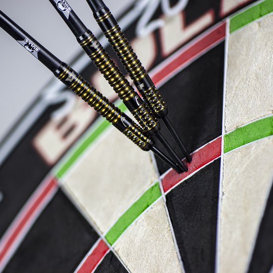 Bull's Kim Huybrechts 90% Tungsten Black E2 25 gram Steeltip Dartpijlen van Bull's — afbeelding 3