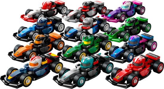 LEGO F1 raceauto collectibles - Complete doos - 36 stuks - 71049 van Lego. — afbeelding 2