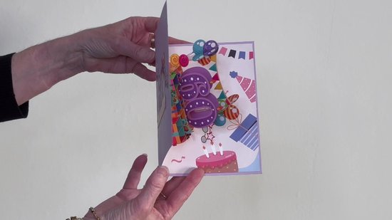 Papercrush pop-up wenskaart wijn