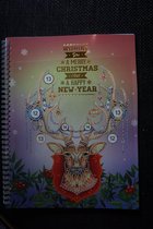 Diamond painting notitieboek A4 - Hert