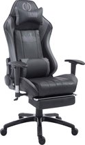 Clp Shift X2 Bureaustoel - Kunstleer - Zwart / grijs - Met voetsteun