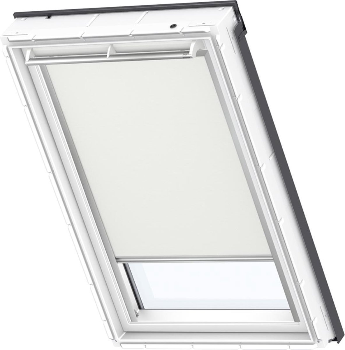VELUX Origineel Verduisterend Rolgordijn (DKL), Zilveren Kozijn, F06, Light Beige