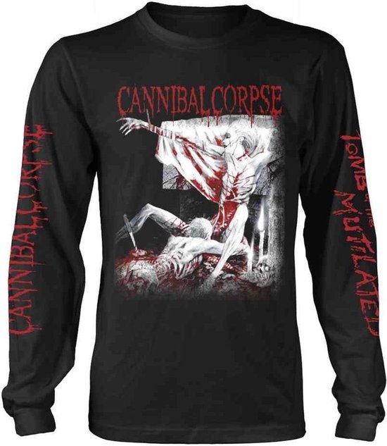 Cannibal Corpse Longsleeve shirt -M- TOMB OF THE MUTILATED (EXPLICIT) Zwart