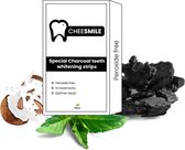 CHEESMILE WHITENING STRIPS | 28 Strips | 14 Behandelingen |Mint smaak | Natuurlijk tandenbleken | 0% Peroxide niet schadelijk | Natuurlijke Ingrediënten | Thuis wittere tanden