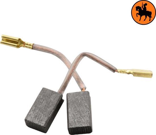 Koolborstelset voor Protool zaag 636065 - 5x8x16mm - Vervangt 627007 & 627019