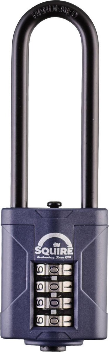 Squire CP40/2.5 - Hangslot - Cijferslot - Compact slot met lange beugel - Voor binnen en buiten - 40 mm - Squire