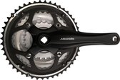 Miranda crankset beta3r plusf 48/36/24  - 8 mm verdiept alu