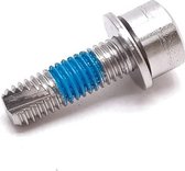 Inbus bout m5x16 o.v.r. (met onverliesbare ring) RVS per 25