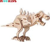 Mookids - Modelbouw Hout - 3D Puzzel - Tyrannosaurus Rex - 67 Stukken