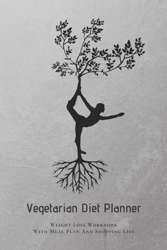 Vegetarian Diet Planner Weight Loss Workbook With Meal Plan  ... - cover