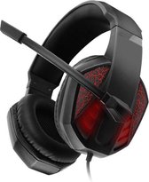 Bestsonic Headphone - PS5 Gaming Headset - PC Xbox - LED Verlichting - Rood